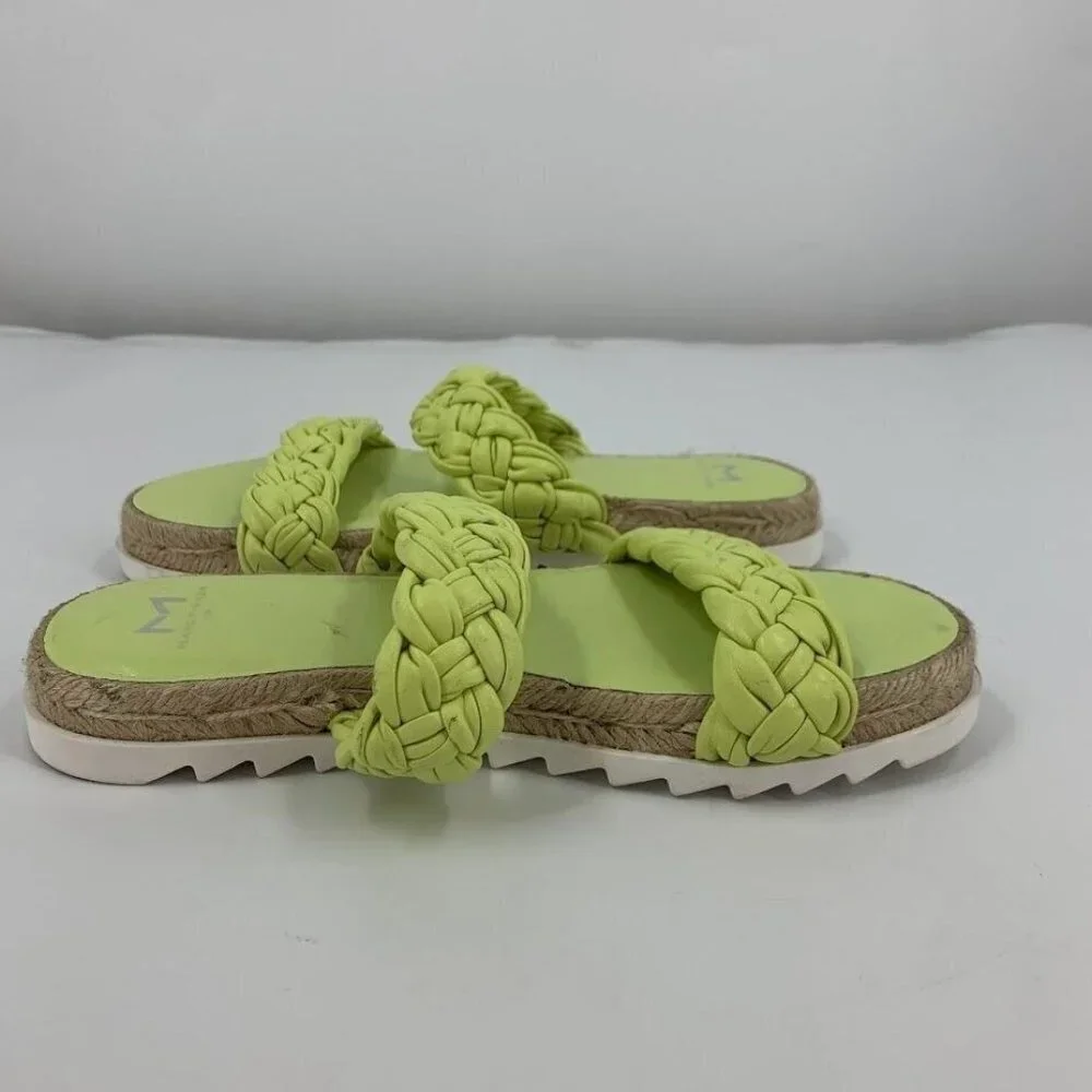 Marc Fisher Women's Jaime Braided Flat Espadrille‎ Slip On Sandal Size 6.5 NWOB